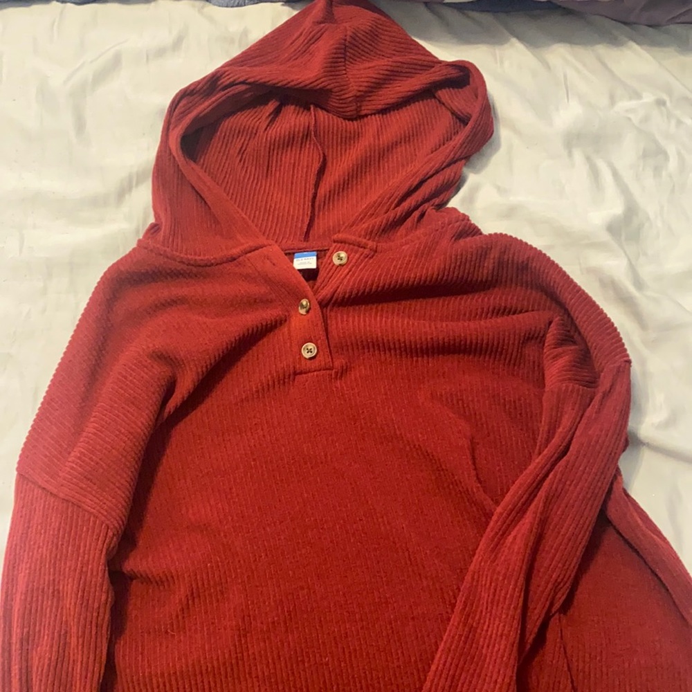 Red two piece old navy lounge set